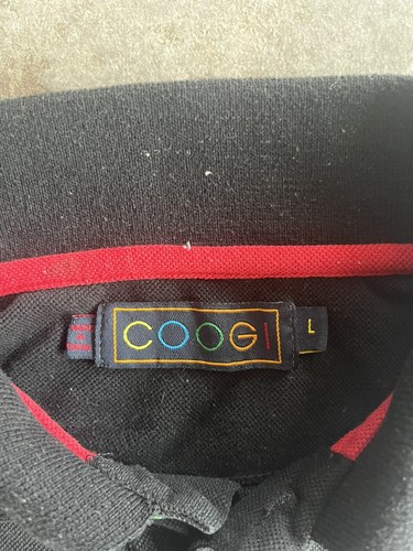 VTG COOGI Kings of Color AOP Polo Shirt Mens Size L Eagle Multicolor - Picture 3 of 10