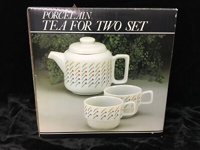 Porcelain TEA FOR TWO SET Balloon Pattern YT550 Japan