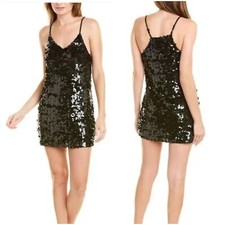 Walter Baker Dolla Sequined  Mini Dress Size L 