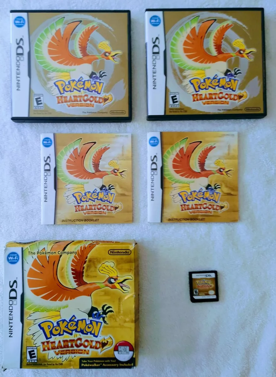 Pokémon HeartGold Version w/ Pokewalker- Nintendo DS - Complete