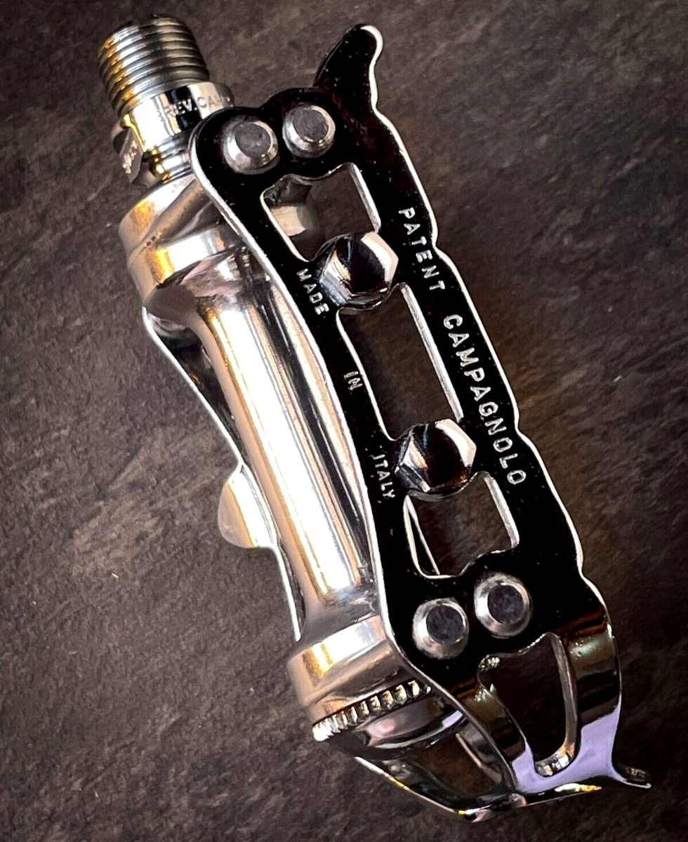 Pédale Campagnolo Record Côté Gauche – Neuf – Vintage Italie – Modèle Nuovo Record