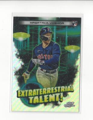 2023 Topps Cosmic Chrome Extraterrestrial Talent #14 Masataka Yoshida RC Red Sox