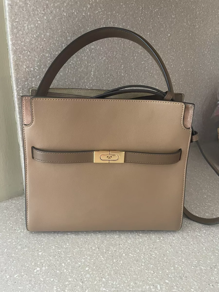 tory burch lee radziwill double bag tiramisu