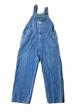 VTG Liberty Men  s Distressed Denim Overalls Size 40 X 30