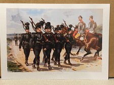 Harry Payne London Rifle Brigade 1st London R.V. military art print 13 Middlesex