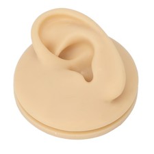 1Pc Soft Silicone Human Ear Model For Ear Acupuncture Practice New