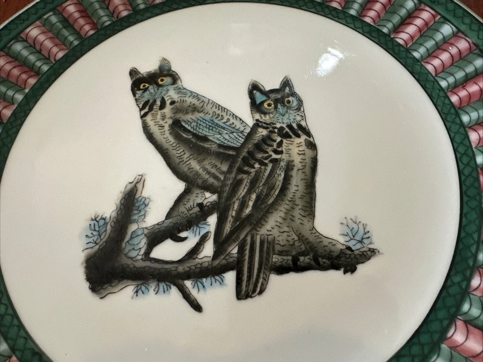 Hermoso Búho Búho De Colección Decorativo Porcelana Coleccionable ACENTO ORIENTAL USADO EN EXCELENTE ESTADO Foto 2 de 4