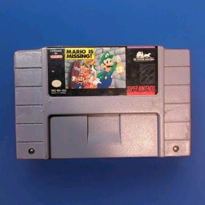 Mario Is Missing!   SNES   Tested Authentic