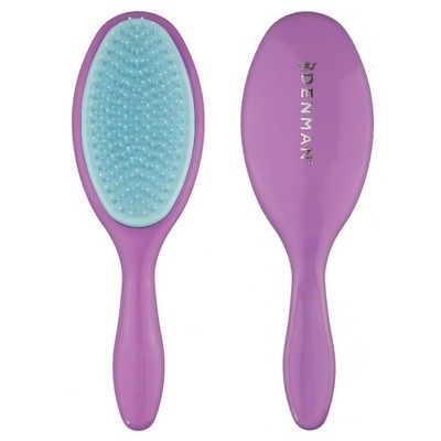 Denman Wet Detangler Shower Hairbrush for Detangling All Hair Types Violet 