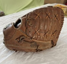 Vintage Ted Williams Autograph Model Baseball Glove Sears 1676 Pro Pocket