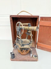 F.E. Brandis Brooklyn New York Antique Mining Survey Surveying Transit Brass