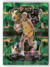 2024 Panini Select WNBA #67 Lexie Brown Prizms Green Ice