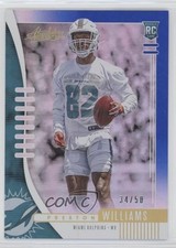 2019 Panini Absolute Rookie Blue Spectrum 34/50 Preston Williams #170 0c6
