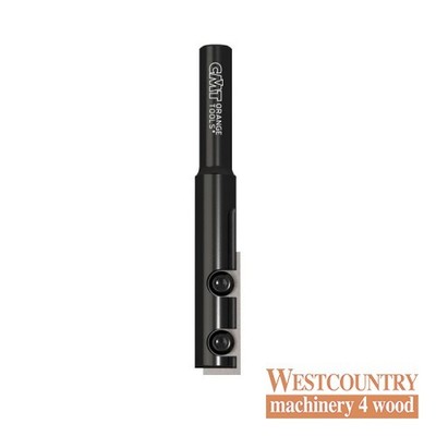 CMT Gerader Fräser mit Einsatzmessern für Laminate - 12,7 Durchmesser x 29,5 mm Schnitt