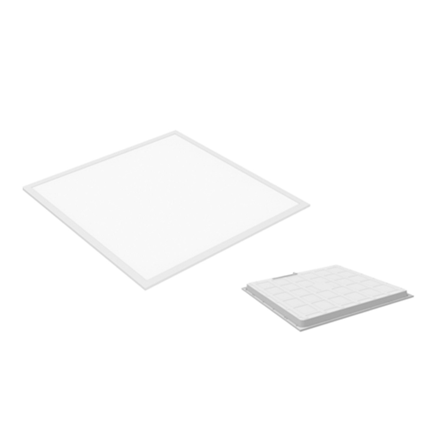 Pannello LED Zane 40W Dimmerabile Bianco - Plafoniera Moderna Metallo