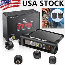 Rv Tire Tyre Pressure Monitoring System Real Time Solar Trailer Tpms 4 Sensors