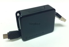 Retractable MICRO-USB Cable Black Sync  Charge Android/Tablets/Phone Plug