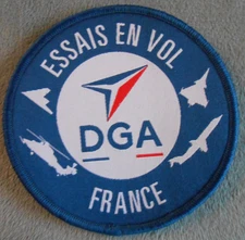 Patch écusson DGA ESSAIS EN VOL FRANCE  / militaire Cazaux 