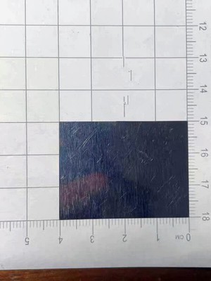Pure Palladium Sheet Plate Pd 99.95% Pd Electrode Sheet for Scientific Research