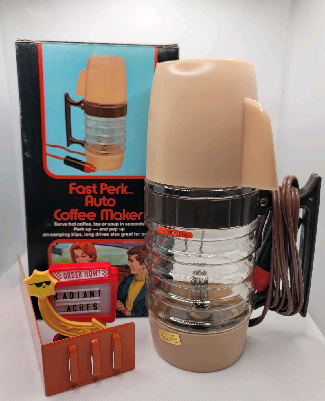 Plug-in Car Truck Travel Mug In Nib 1972 New Old Stock