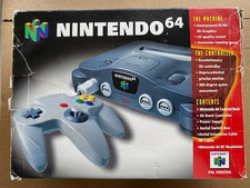 N64 CONSOLE BOXED WITH GREEN CONTROLLER, PSU, LEAD TESTED & WORKING NINTENDO 64