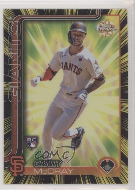 2025 Topps Chrome Radiating Rookies Grant McCray #RR-17 1a8k