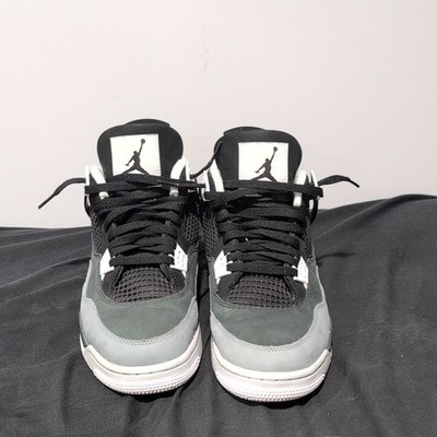 Jordan Air Jordan 4 Retro Fear 2024 Black/White/Gray Suede FQ8138-002