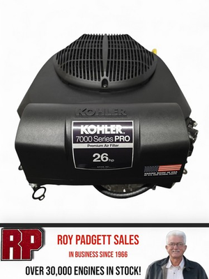 #ad Kohler 26HP KT745 3107 Vertical Shaft Twin Cylinder Engine 1quot; x 3 5 32quot; D $1529.10