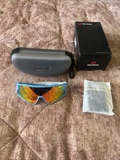 RIVBOS Kids Baseball Sunglasses For Youth Children's Sports Softball Blue