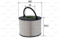 Valeo Kraftstofffilter 587075 Filtereinsatz FüR Audi Touareg VW 7L6 Q7 7LA 4LB