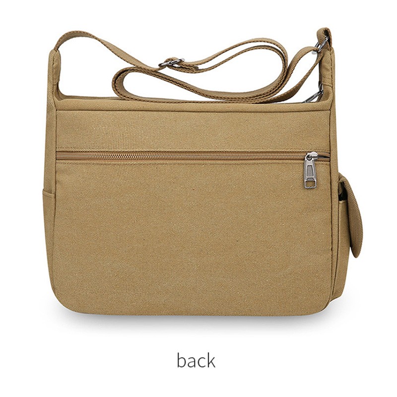 Canvas Messenger Bag Large Hobo Crossbody Bag With Multiple Pockets Canvas Shoulder Tote Bag For Women And Men | Fruugo NO