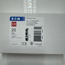 Nib Eaton CHFN120DF 20 Amp 1-Pole Dual Function AFCI GFCI CH Series 120V NEW