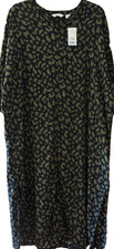 Kleid in schwarz/kaki von Esmara Gr.XXL