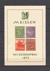Germany 1946 Meissen Mi Block 1 Used