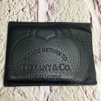 Tiffany & Co. Return to Tiffany Card Case Card Holder Leather