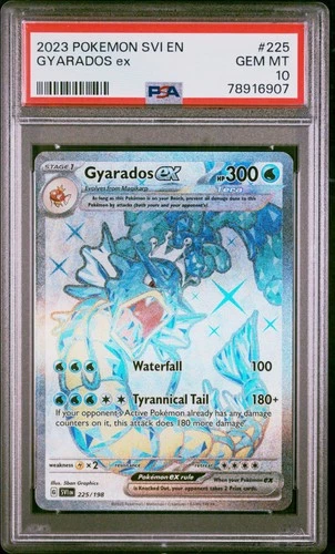 Gyarados EX 225 Ultra Rare Svi En-scarlet & Violet Pokemon PSA 10