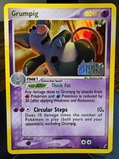 Pokemon Card - Grumpig Crystal Guardians Stamped 20/100 Reverse Holo NM on eBay