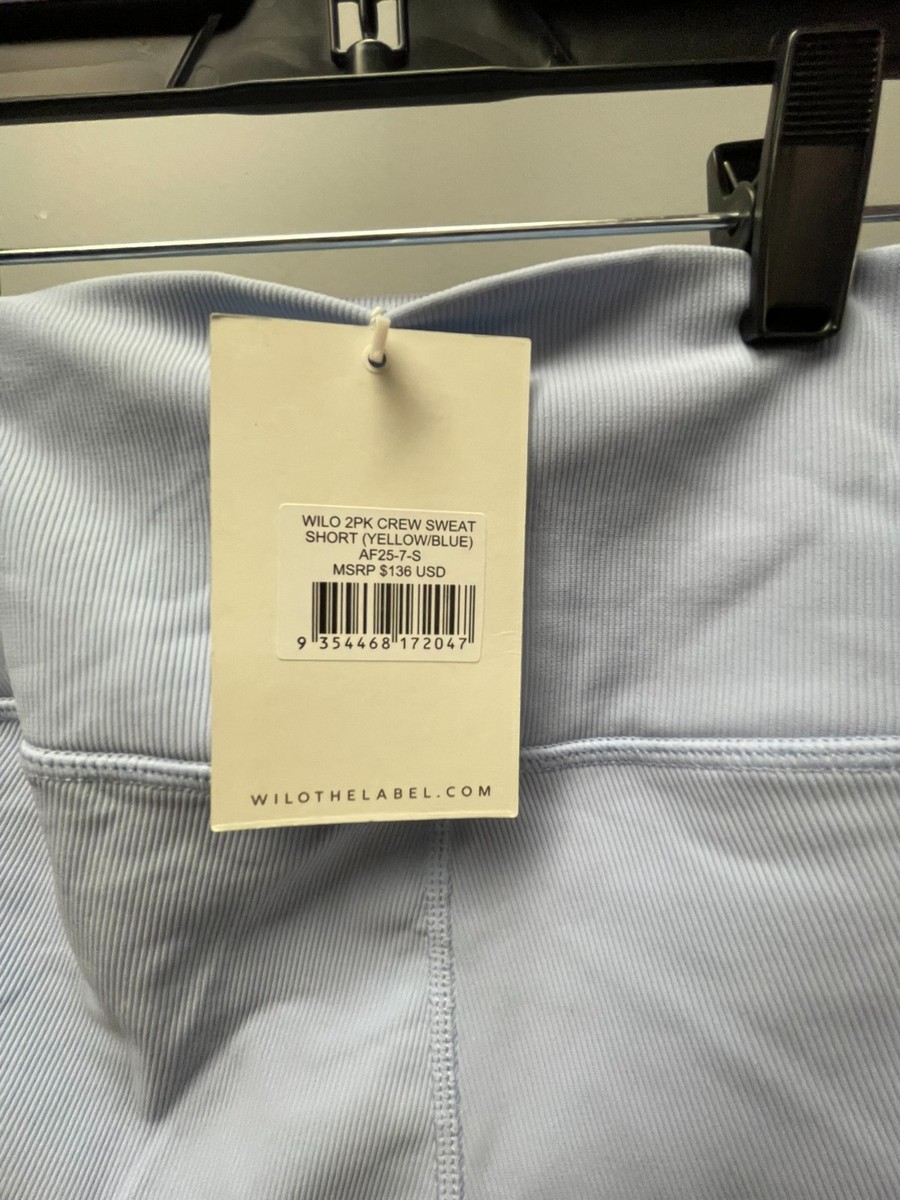 B  NWT WILO Athletic Austrailian Ladies Light Blue Performance Shorts