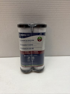 #ad #ad North Star® 7358226 Point of Entry Filter Cartridge 10 in 2 Pack $19.99