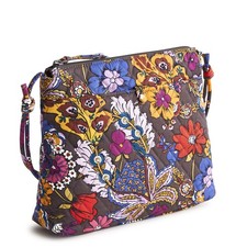 Vera Bradley Womens Premium Cotton Original Hipster Crossbody, Colorful Bouqu...