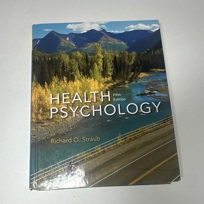 Worth Publishers Health Psychology 5th HC 2017 by Richard O. Straub English