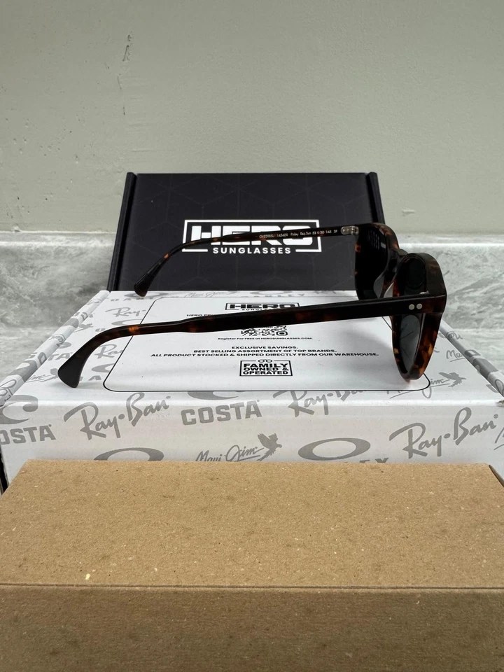 OLIVER PEOPLES | NEW | FINLEY LARGE | 5298SU 1454O9 | TORTOISE | GREEN GOLDTONE - Image 4 of 4