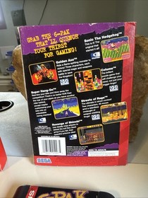 6-Pak (Sega Genesis, 1995). Tested. CIB. Clean Throughout!