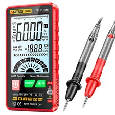 Digital Multimeter RMS 6000 Counts  AC/DC Voltage Tester Resistance Meter 0~600V