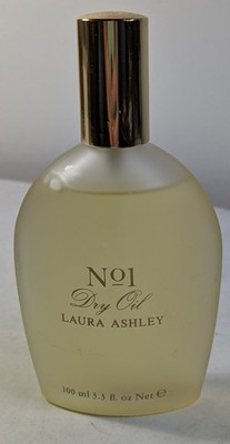Rare LAURA ASHLEY No 1 Dry Oil Spray 3.3 fl oz Cologne Vintage