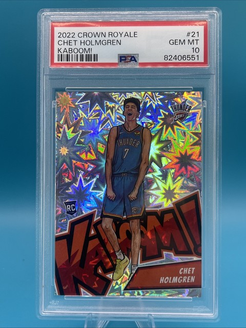 Chet Holmgren 2022 Panini Crown Royale Kaboom!