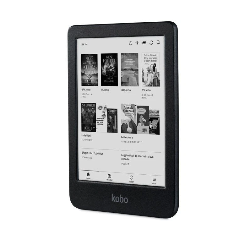 Rakuten Kobo Clara BW lettore e-book Touch screen 16 GB Wi-Fi Nero - Immagine 2 di 4