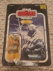 Vtg Star Wars ESB Yoda Action Figure 32B Card Back MOC Kenner 1980 Orange Snake