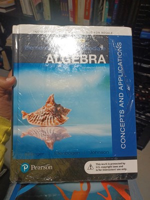 Pearson Annotated Instructor's Edition Elementary And Intermediate Algebra