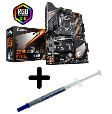 Gigabyte Z390 Aorus Elite Mainboard | Blende, Gratis Paste | LGA 1151v2 |